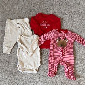 Cozy First Christmas Newborn Set